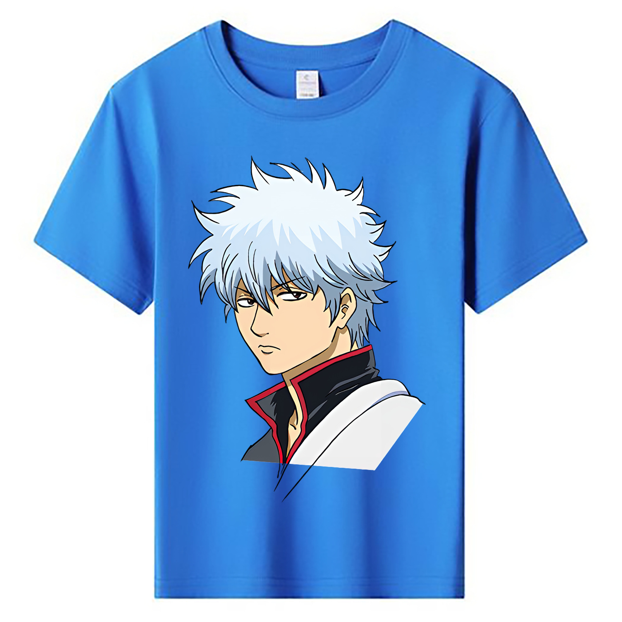 （画像用） ぎんたま 坂田銀時（さかたぎんとき） 神楽 志村新八（しむら しんぱち） GINTAMA Sakata Gintoki Kagura Shimura Shinpachi 綿100％キッズTシャツ（フロントプリント）